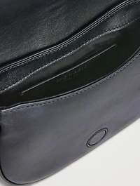 Mini T-Bar Leather Crossbody Bag