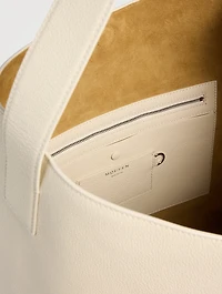 T-Bar Sling Leather Shoulder Bag