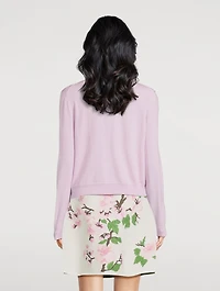 Cherry Blossom Threadwork Cardigan