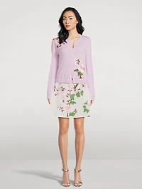 Cherry Blossom Threadwork Cardigan