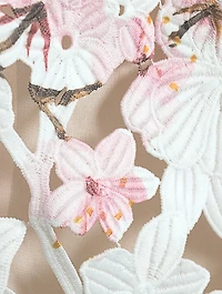 Cherry Blossom Guipure Gown