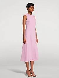 Butterfly-Embellished Midi Dress