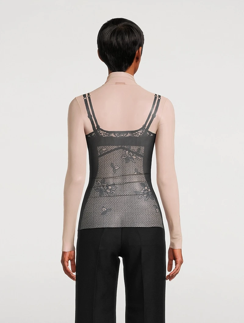 Trompe L'œil Lingerie Top