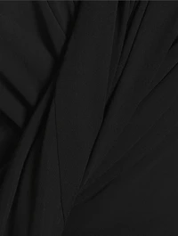 Draped Crêpe Jersey Dress