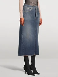 Denim Midi Skirt