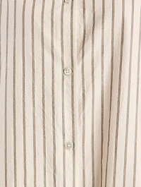 Chihiro Cotton Shirt Dress Stripe Print