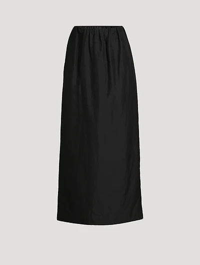 Saul Cotton And Silk Long Skirt