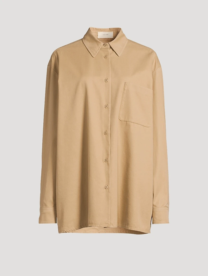 Tansy Cotton And Cashmere Shirt