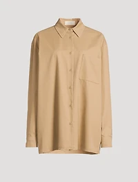 Tansy Cotton And Cashmere Shirt