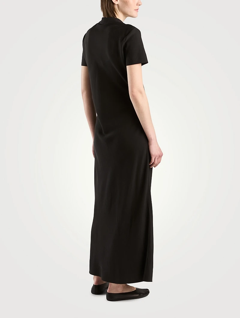 Valenit Cotton And Silk Long Dress
