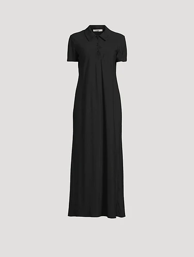 Valenit Cotton And Silk Long Dress