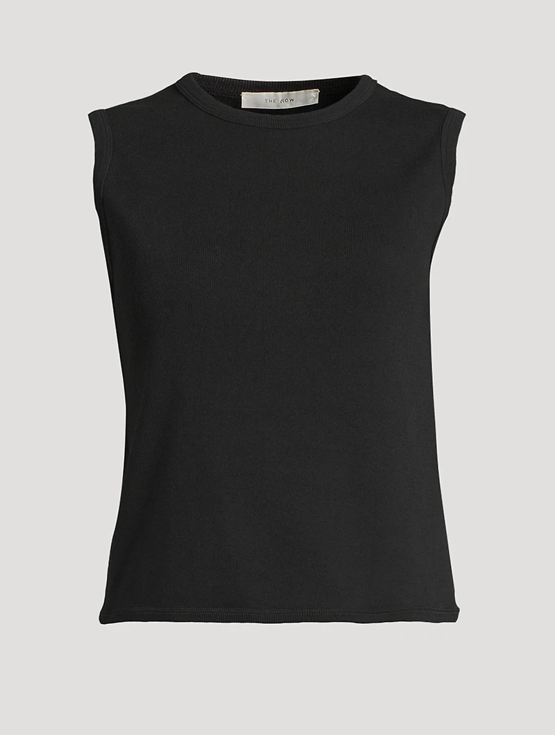 Wody Cotton Sleeveless Top