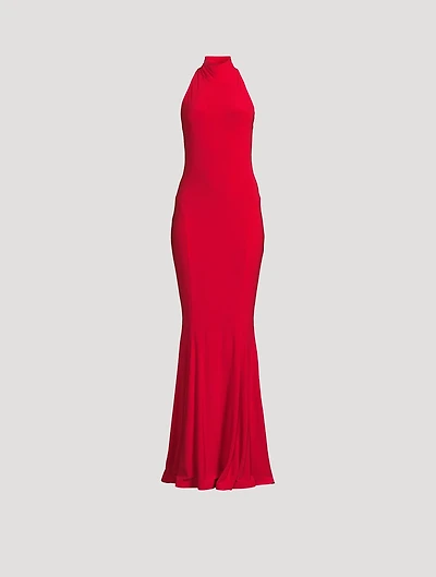 Halter Fishtail Gown