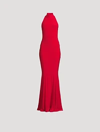 Halter Fishtail Gown