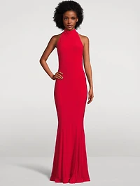 Halter Fishtail Gown