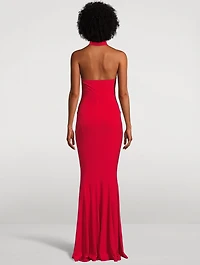 Halter Fishtail Gown