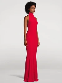 Halter Fishtail Gown