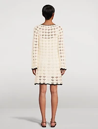 Rhiannon Crochet Mini Dress