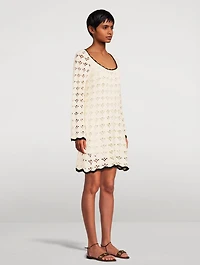 Rhiannon Crochet Mini Dress
