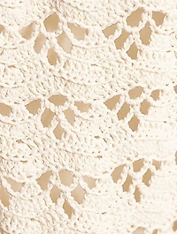 Rhiannon Crochet Mini Dress