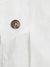 Rhiannon Belted Linen Jumpsuit