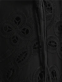 Rhiannon Embroidered Lace Midi Skirt