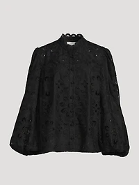 Rhiannon Embroidered Lace Shirt
