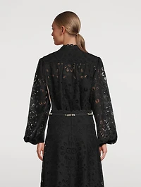 Rhiannon Embroidered Lace Shirt