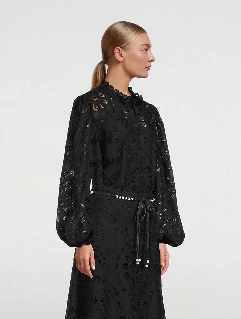 Rhiannon Embroidered Lace Shirt