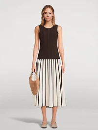 Lucky Metallic Ribbed Tank Top