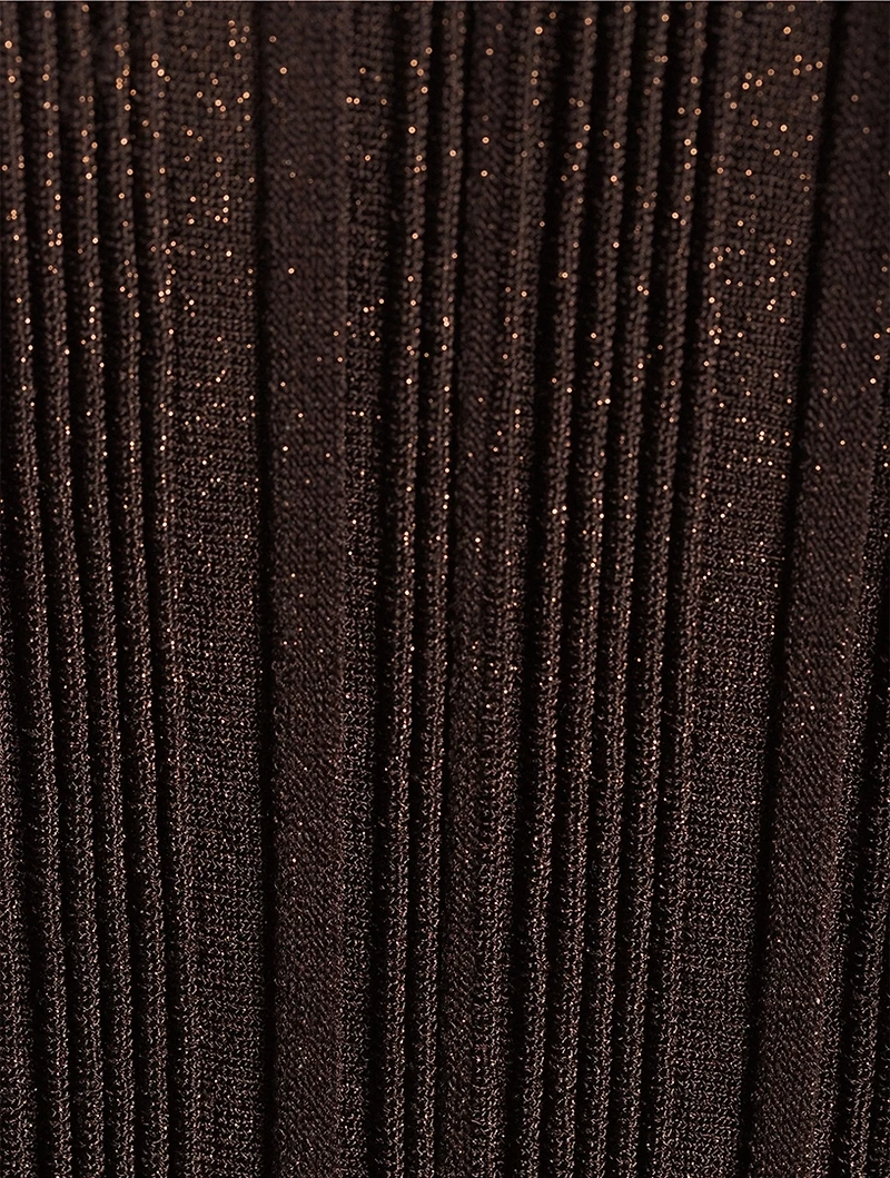 Lucky Metallic Ribbed Tank Top