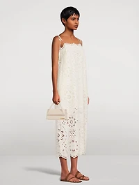 Rhiannon Embroidered Lace Midi Dress