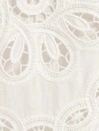 Rhiannon Embroidered Lace Midi Dress