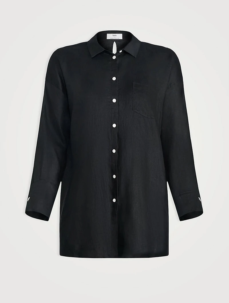 Oversized Linen Shirt