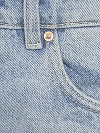Lucila Wide-Leg Denim Shorts