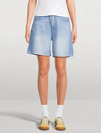 Taylor Drawstring Denim Shorts