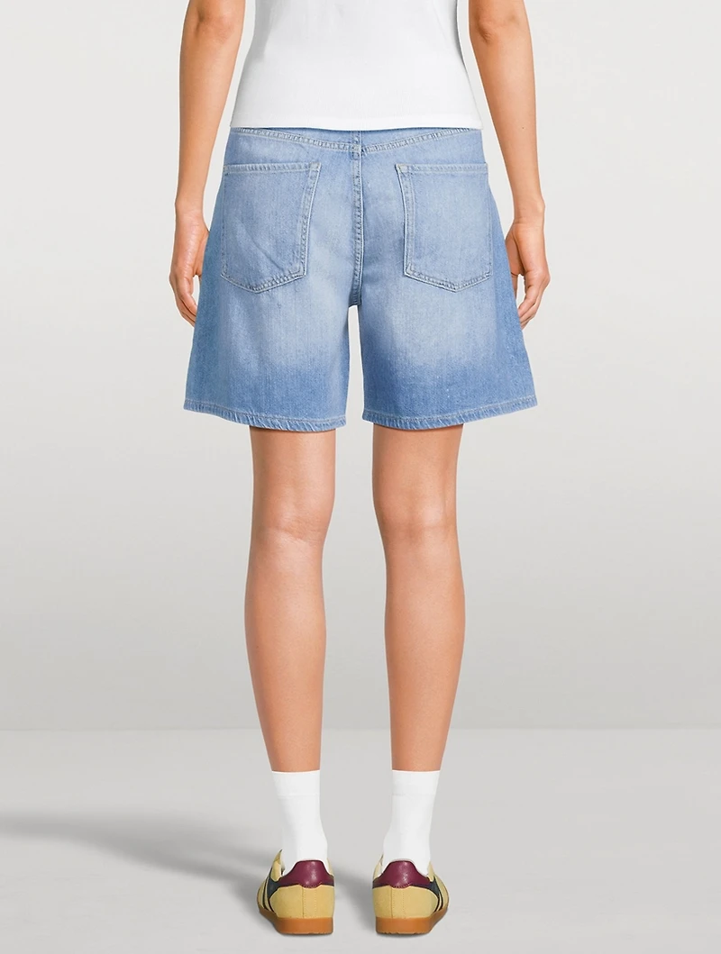 Taylor Drawstring Denim Shorts