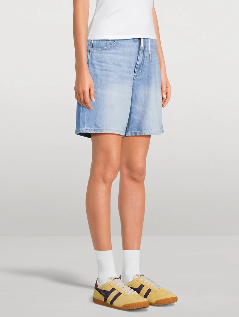 Taylor Drawstring Denim Shorts