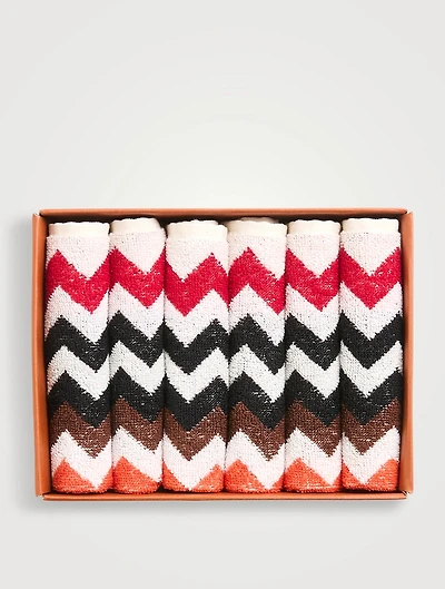 Six-Piece Best Face Towel Set