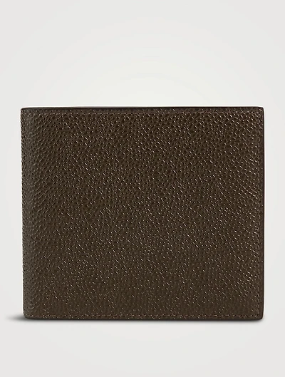 Pebble Grain Leather Bi-Fold Wallet