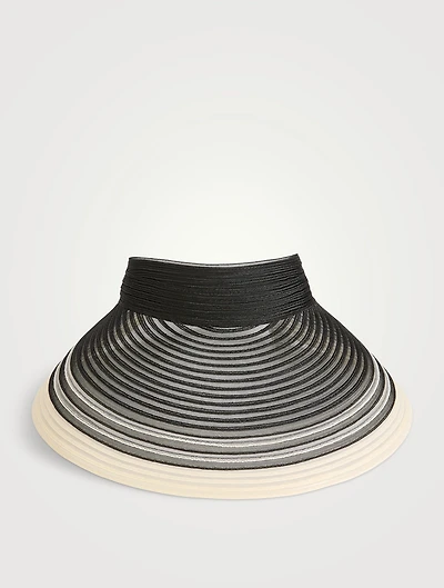 Trixie Ombré Horsehair Packable Visor