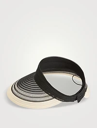 Trixie Ombré Horsehair Packable Visor