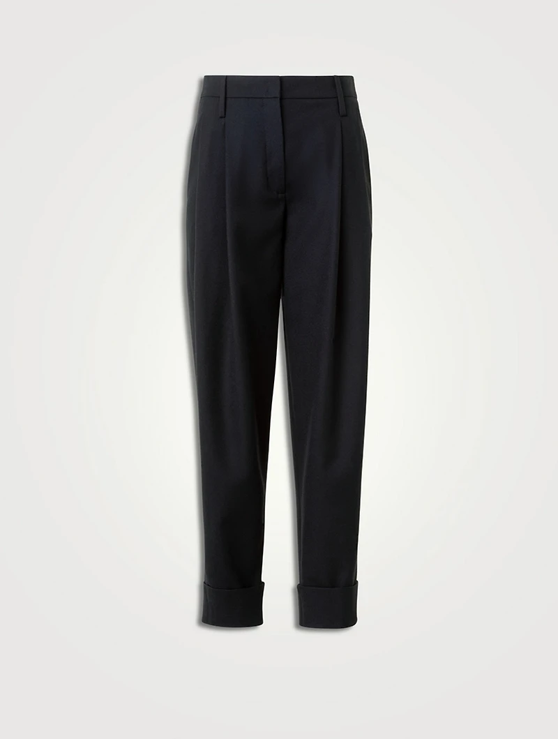 Franklyn Tapered Wool Trousers