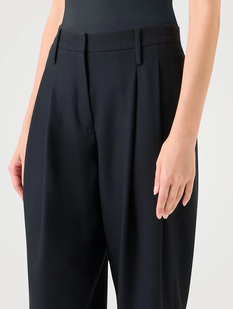 Franklyn Tapered Wool Trousers