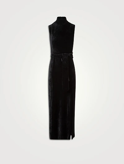 Velvet Midi Dress