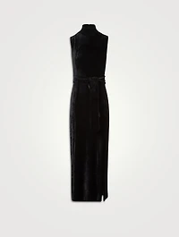 Velvet Midi Dress