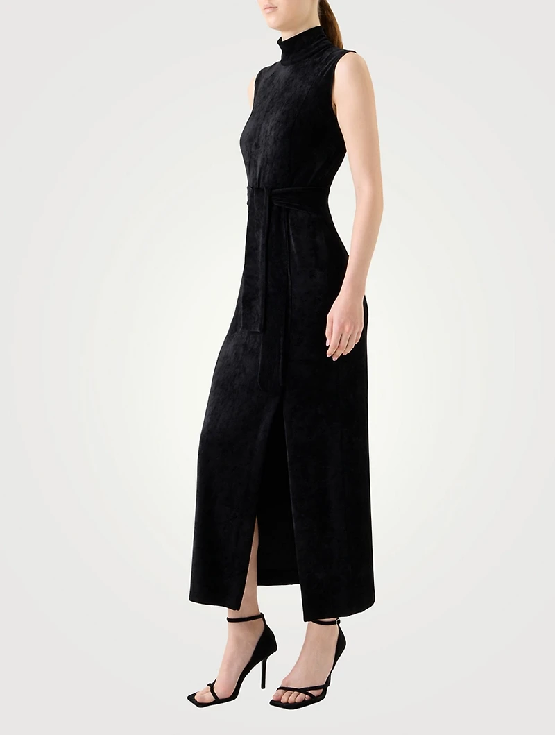 Velvet Midi Dress