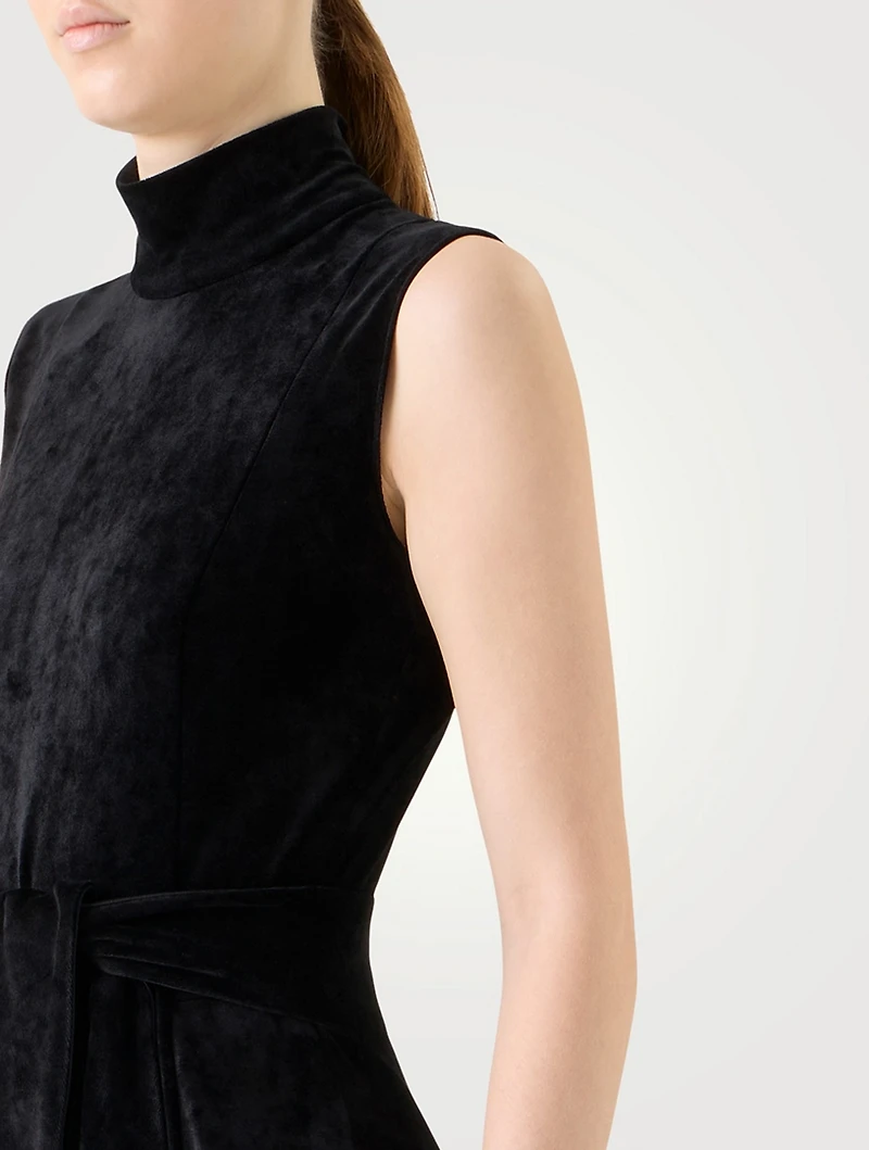 Velvet Midi Dress
