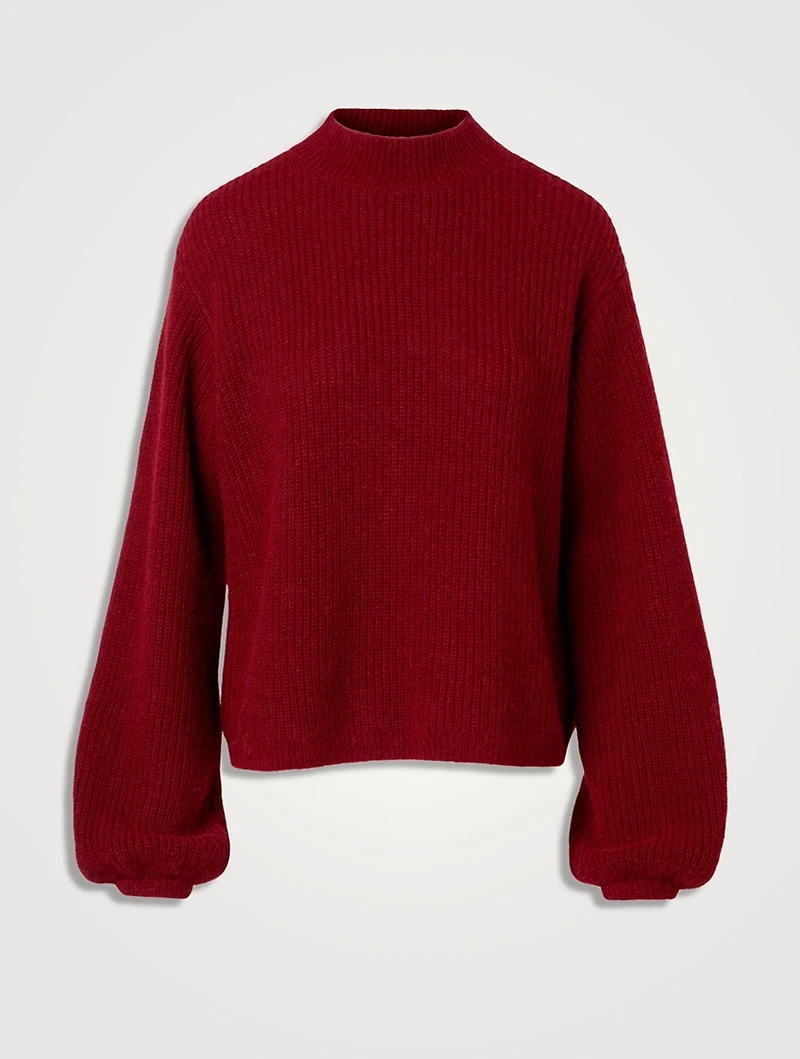 Bell-Sleeve Sweater