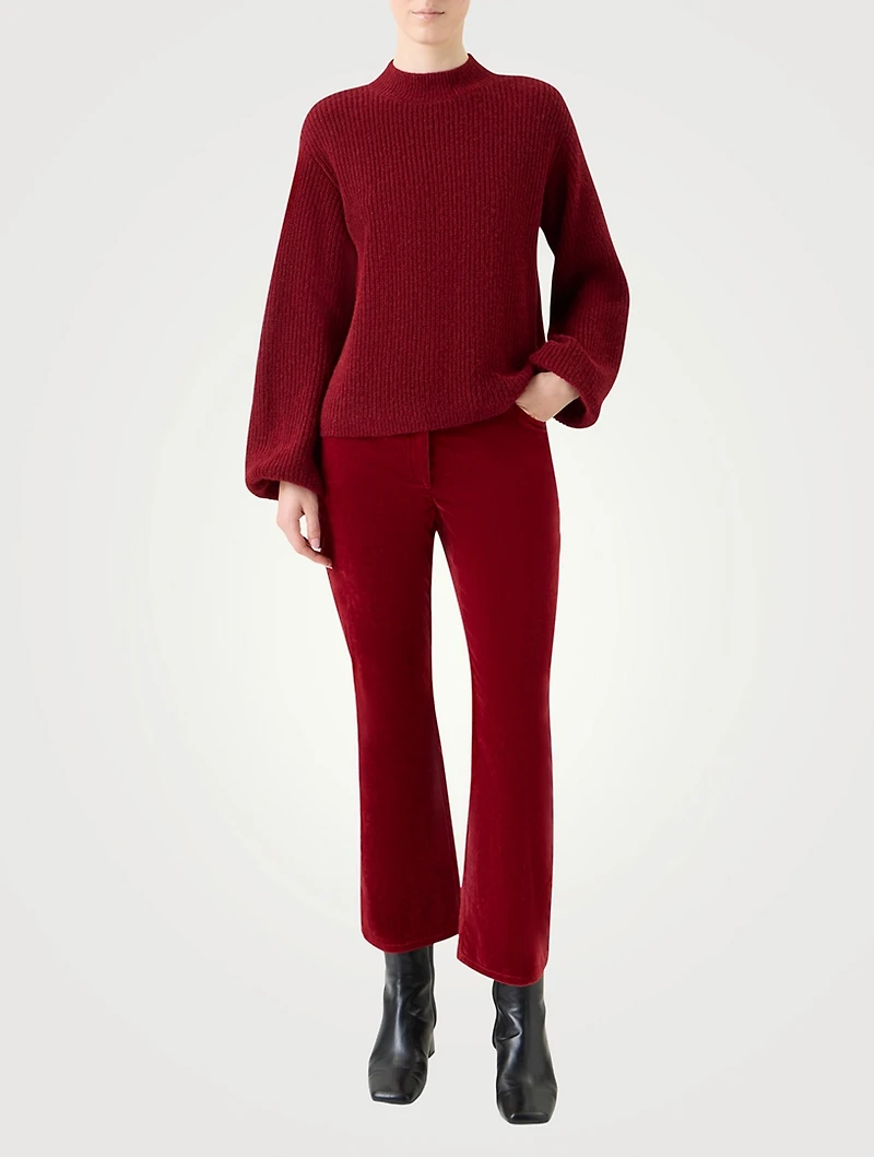 Bell-Sleeve Sweater
